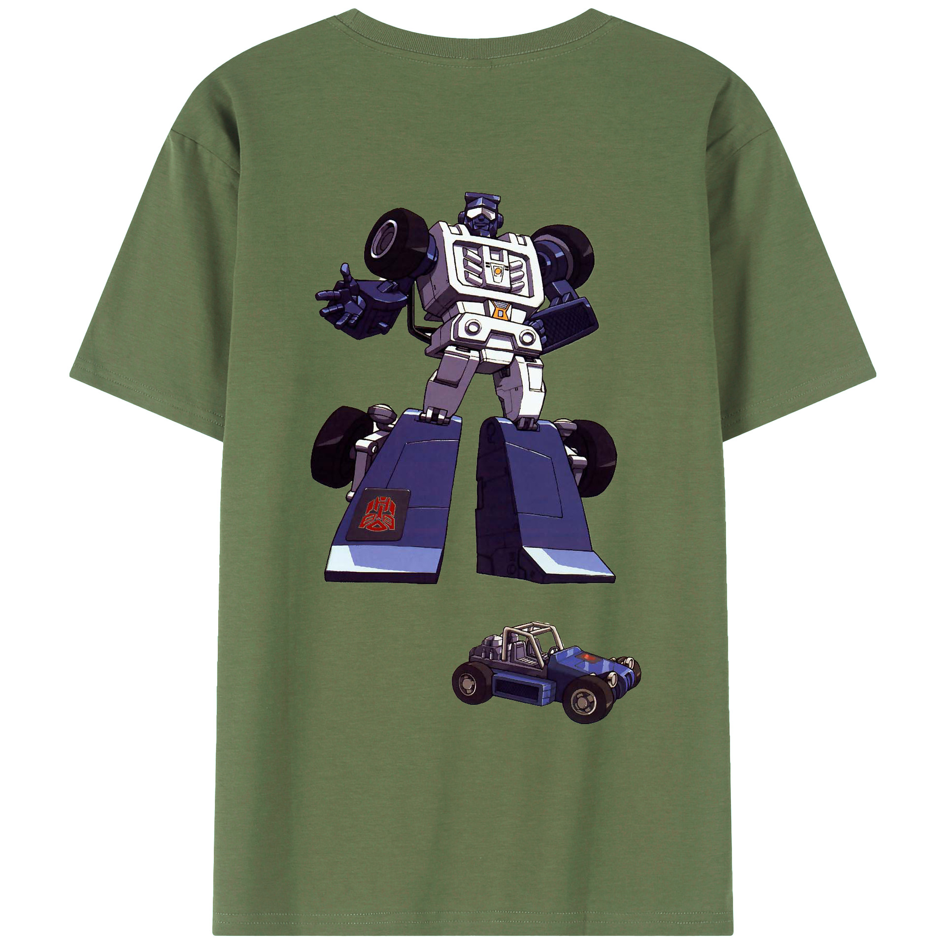 （画像用）  綿100％ メンズ半袖Tシャツ（バックプリント） 通気性